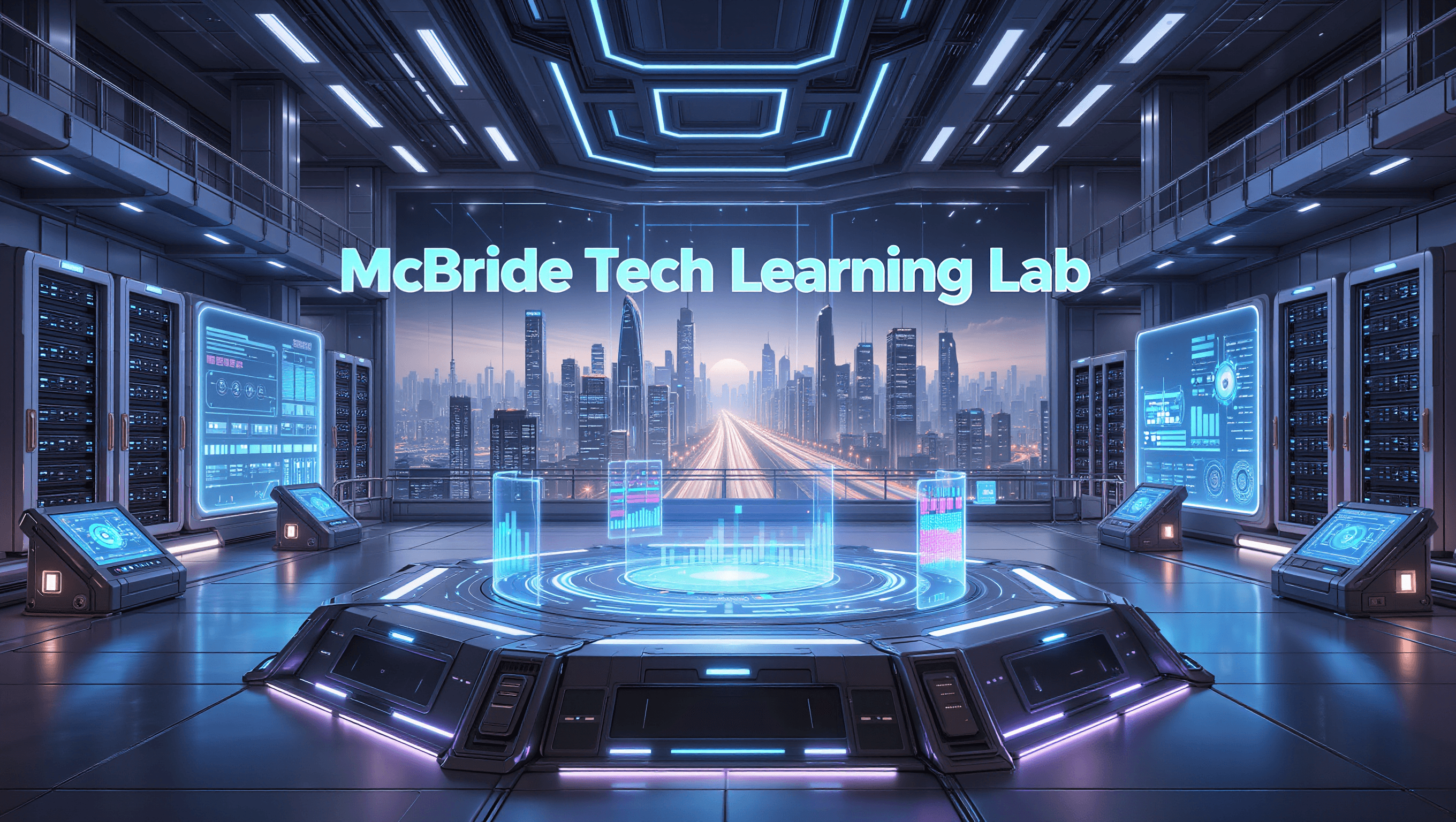 McBride Tech Learning Lab futuristic learning space